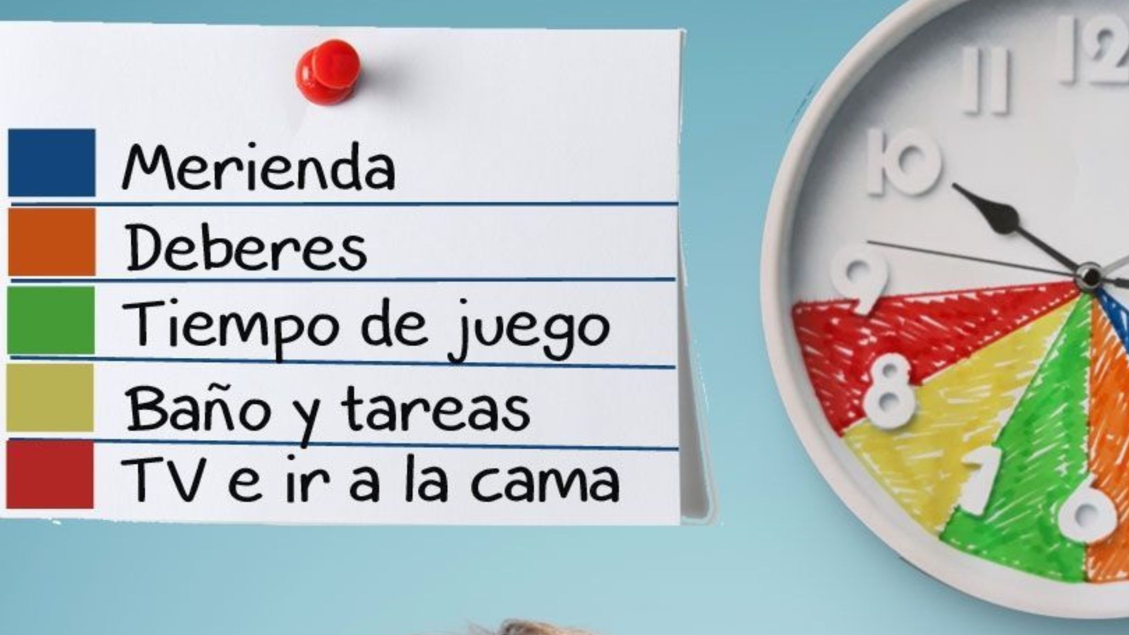 Tabla de rutina para niños